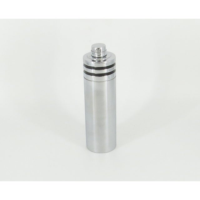 Period American Art Deco - Chrome Cocktail Shaker by Evercraft.