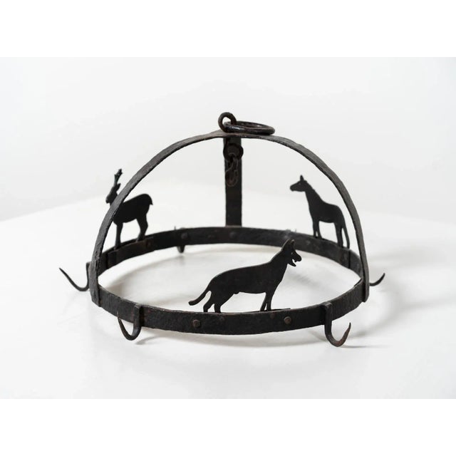 Rustic European Antique Wrought Iron Butcher Hook For Sale - Image 3 of 7