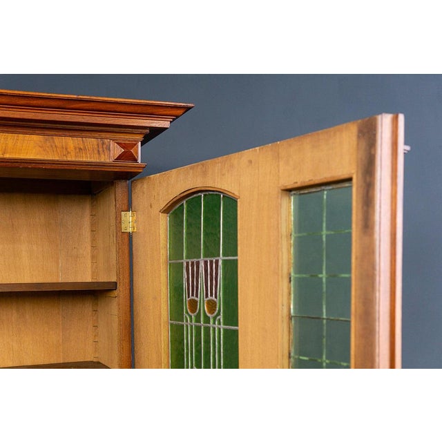 19th Century Wilhelminian Walnut Bookcase For Sale - Image 10 of 18