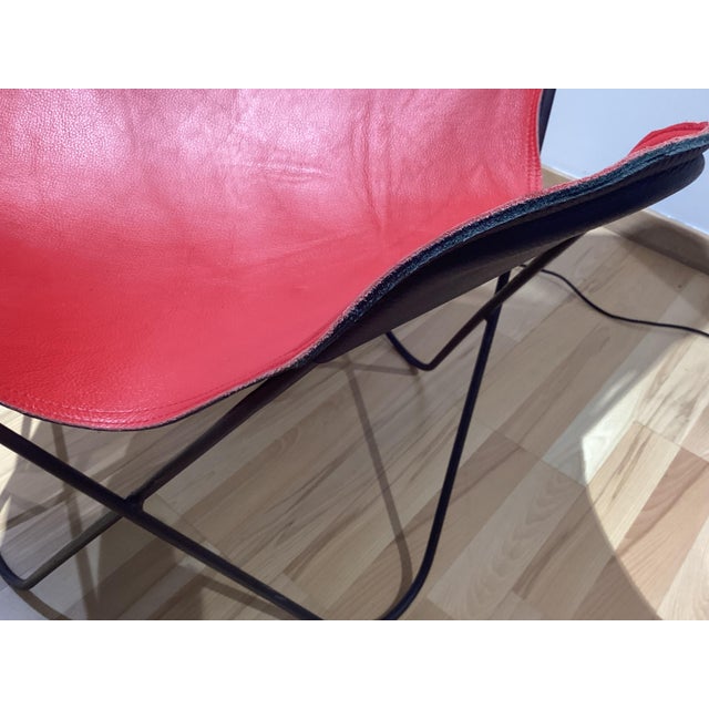 Butterfly Tripolina Chairs in Full Grain Leather, 2000s, Set of 2 For Sale - Image 16 of 18