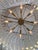 2020s Arteriors Modern Brass and Glass Nessa Round Chandelier For Sale - Image 5 of 5