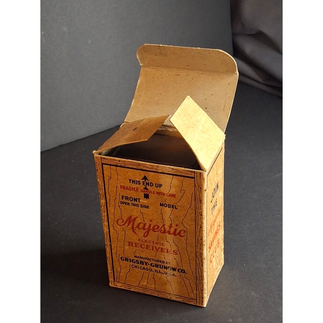 Antique Arcade Cast Iron Majestic Radio Still Bank 1930 Grigsby-Grunow W/ Box For Sale - Image 17 of 18