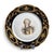 A late 19th-century paris porcelain portrait plate, created in the sèvres style circa 1870–1890. Its scalloped form is...
