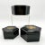 Vintage Nesting Black Lacquer Finish Boxes With Gold Print Design Set of Three Made in Japan For Sale - Image 10 of 12