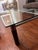 1980s Mid Century Modern Wood, Chrome and Glass Large Coffee Table For Sale - Image 4 of 9