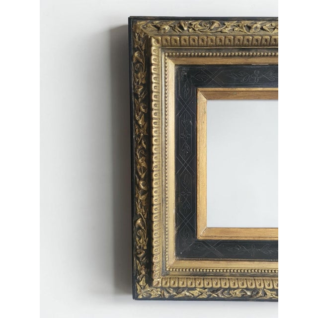 Wood Antique Napoleon III Wooden Frame, 1890s For Sale - Image 7 of 10