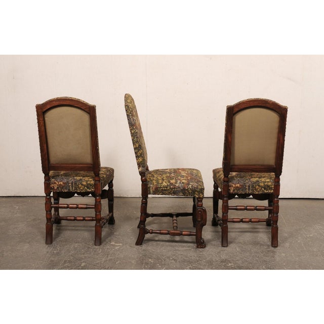 Renaissance Early 20th Century French Renaissance Style Side Chairs - Set of 6 For Sale - Image 3 of 10