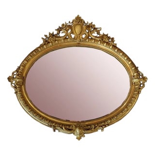 Rococo Victorian Giltwood Mirror For Sale