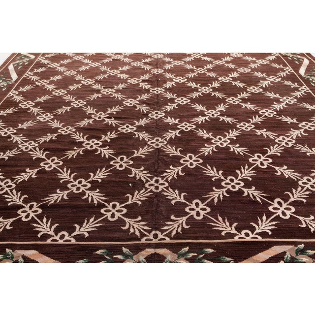 Mid 20th Century Doris Leslie Blau Vintage Spanish Cuenca Rug For Sale - Image 5 of 8