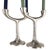 Mid-Century Modern Crate & Barrel Danish Modern Candelabras in Silver Minimalist, Brutalist 9.5" For Sale - Image 3 of 11