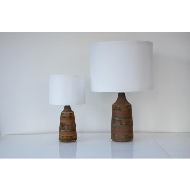 Mid-Century Scandinavian Modern Pottery Table Lamps from Anagrius, Sweden, 1970s, Set of 2 For Sale - Image 12 of 14