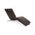 Koinor Jeremiah Lounger, Leather, Brown Chrome, Manual Function, Including Headrest. For Sale - Image 4 of 5