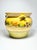 Terre E Provence Yellow & Green Ceramic Jardinière Planter Pot For Sale - Image 4 of 8