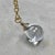 2020s Syna Yellow GoldRock Crystal Drop Pendant with Diamonds For Sale - Image 5 of 6