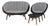 Cane-Line Peacock Garden Set, Set of 2 For Sale
