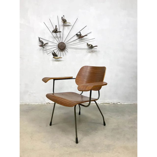 Wood Vintage Plywood Armchair by Tjerk Reijenga for Pilastro For Sale - Image 7 of 7