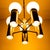Vintage Mid Century Five Globe Chandelier by Feldman For Sale - Image 9 of 13