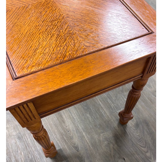Broyhill Single Drawer Wood End Table For Sale In Kansas City - Image 6 of 8
