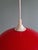 Vintage Red Opaline Glass Pendant Light, 1960s For Sale - Image 4 of 11