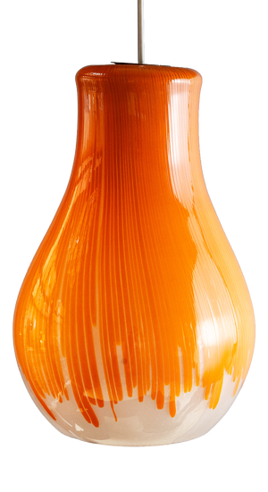 Anemone Pendant Light in Glass by Ludovico Diaz De Santillana for Venini, 1960s