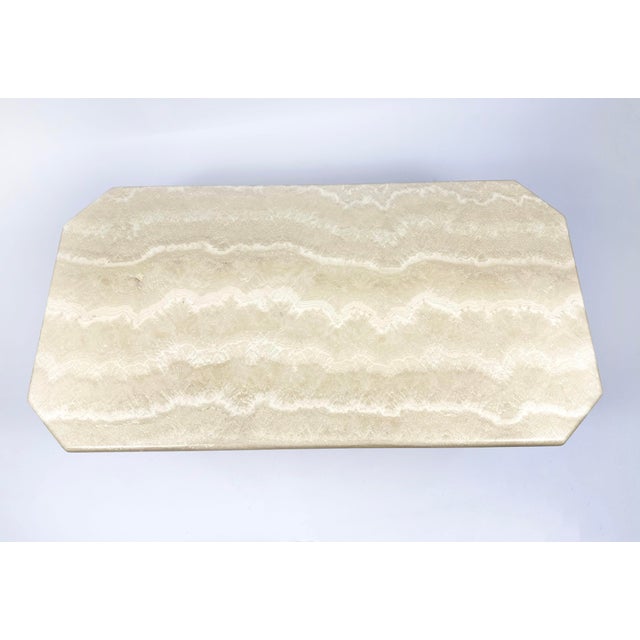 1970s Vintage Travertin Coffee Table, 1970s For Sale - Image 5 of 7