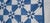 1930s Blue/White Contained Eight Point Star For Sale - Image 5 of 8