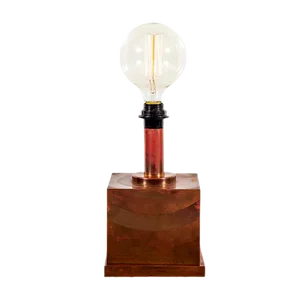 Mid-Century Danish Copper Table Lamp