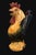 Ceramic French Majolica Faience Rooster Pitcher Barbotine EB3, 1890s For Sale - Image 7 of 12