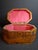 Antique Bezalel Era Olive Wood Etrog Box Carved Jerusalem Holy Places Sukkot 6" For Sale In Boston - Image 6 of 18