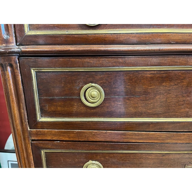 Antique French Semainier With Marble Top. Mid 19th C. For Sale - Image 12 of 12