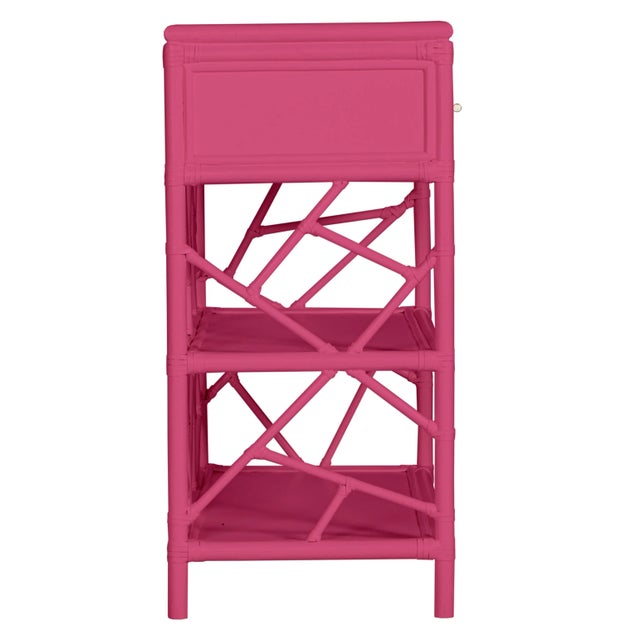 Tiffany End Table in Hot Pink For Sale In West Palm - Image 6 of 7
