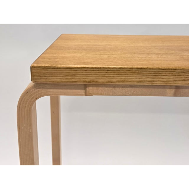 Tan Nesting Tables by Alvar Aalto for Artek, 2007, Set of 3 For Sale - Image 8 of 14