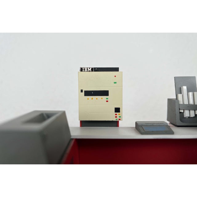 Mid-Century Modern Space Age IBM System/3 Scale Miniature Model 10, 1960s For Sale - Image 10 of 18
