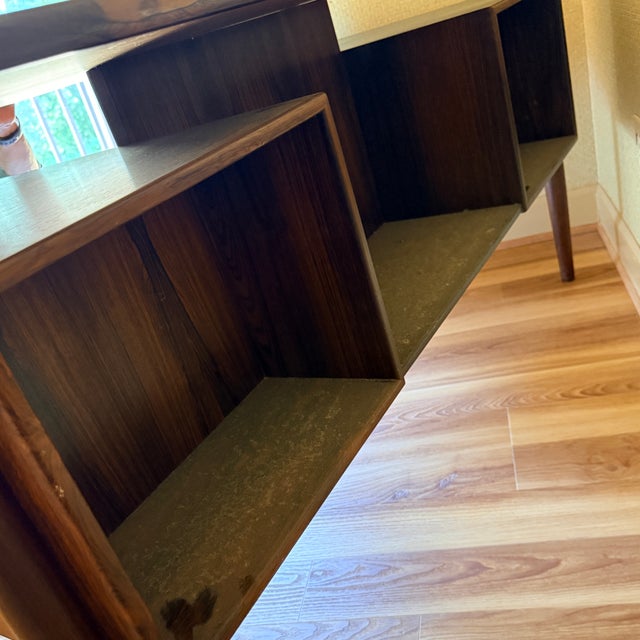 Wood Mid Century Danish Desk For Sale - Image 7 of 10