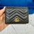 Gucci Gg Marmont Chevron Black Matelasse Leather Card Case Wallet For Sale - Image 10 of 10