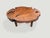 Andrianna Shamaris Sculptural Organic Modern Teak Wood Round Coffee Table For Sale - Image 4 of 5