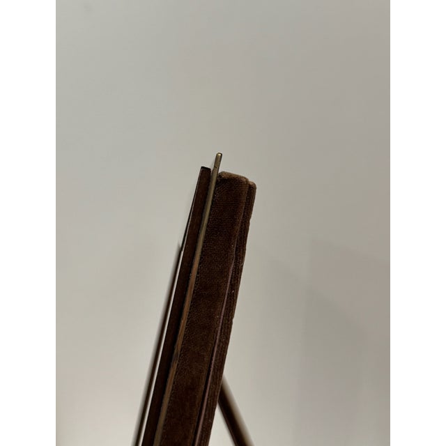 Bottega Veneta Bottega Veneta Brass and Wood Picture Frame – Italian Luxury 10.5” X 8.5” For Sale - Image 4 of 6