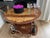 Mid 20th Century Italian Inlaid Wood Bar Cart With Brass Wheels & Drop-Leaf Top For Sale - Image 15 of 18