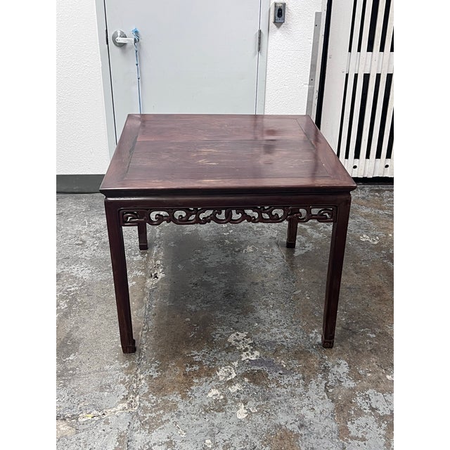 Design Plus Gallery presents an Antique Chinese Blackwood Mahjong Table, Circa 1820. This square table showcases...