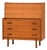 1960s Danish Modern Teak Secretary Desk For Sale