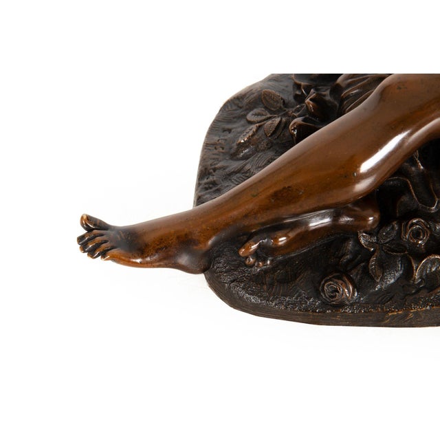 French Bronze Sculpture of “Woman Bitten by Snake” by Clesinger For Sale - Image 12 of 18