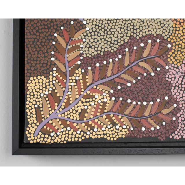 Textile Australian Aboriginal Bush Banana Painting by Eunice Napangardi For Sale - Image 7 of 11