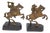 Warriors on Horseback in Bronze, 1950s, Set of 2 For Sale