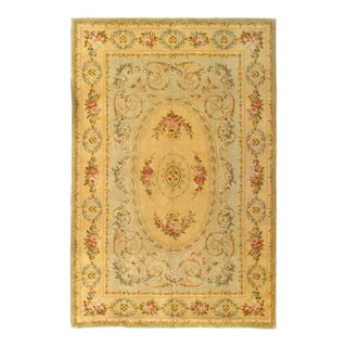 Fine Hand Knotted Savonnerie Rug For Sale