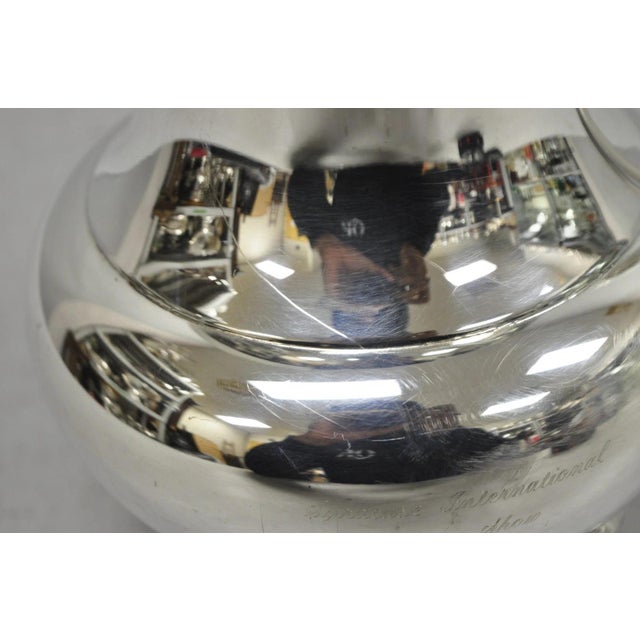 1974 Rogers Silver Plated Water Pitcher Award Syracuse International Horse Show For Sale - Image 11 of 15