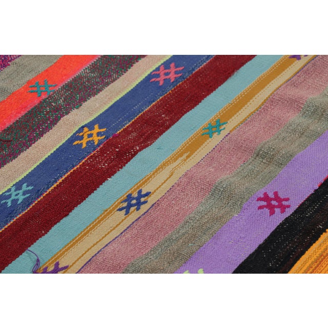 Vintage Turkish Polychromatic Kilim by Rug & Kilim For Sale In New York - Image 6 of 7