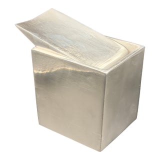 Philippe Starck “Ray Hollis” Aluminum Ashtray for Xo — Signed, 1990s For Sale