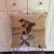 Early 21st Century Sailor Dog Tapestry Pillow For Sale - Image 5 of 5