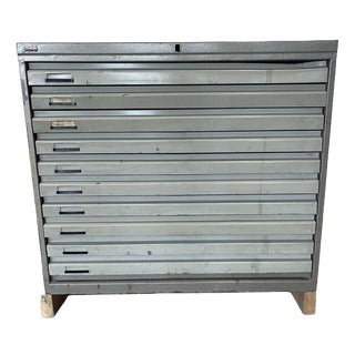 Vintage Chest of Drawers in Iron, 1970 For Sale