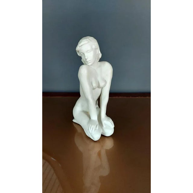 Classic Rose Collection Sitting Woman Figure by Lore Friedrich Gronau for Rosenthal, Germany For Sale - Image 3 of 7